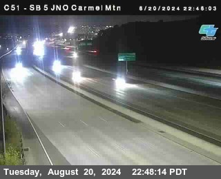 SB 5 at Carmel Mountain Rd.