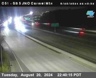 SB 5 at Carmel Mountain Rd.