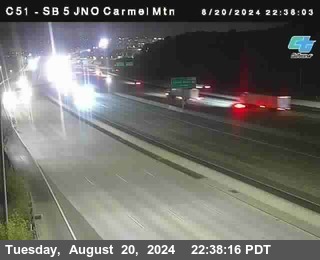 SB 5 at Carmel Mountain Rd.