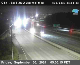 SB 5 at Carmel Mountain Rd.