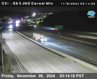 SB 5 at Carmel Mountain Rd.