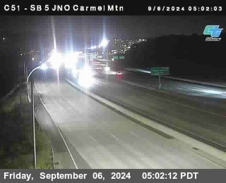 SB 5 at Carmel Mountain Rd.