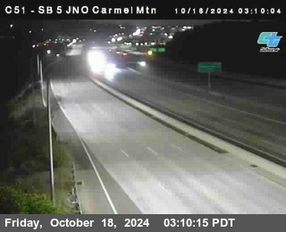 SB 5 at Carmel Mountain Rd.