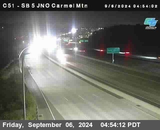 SB 5 at Carmel Mountain Rd.