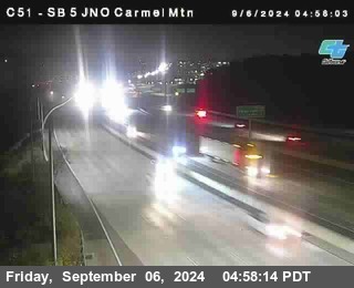 SB 5 at Carmel Mountain Rd.