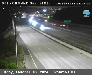 SB 5 at Carmel Mountain Rd.