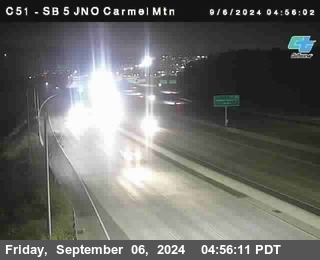 SB 5 at Carmel Mountain Rd.