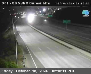 SB 5 at Carmel Mountain Rd.