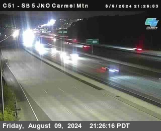 SB 5 at Carmel Mountain Rd.