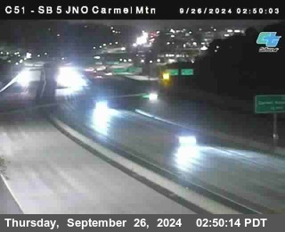 SB 5 at Carmel Mountain Rd.