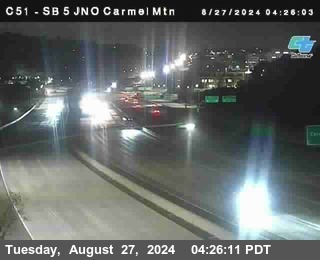 SB 5 at Carmel Mountain Rd.