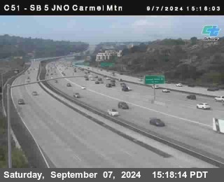 SB 5 at Carmel Mountain Rd.