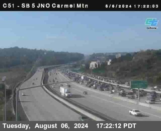 SB 5 at Carmel Mountain Rd.