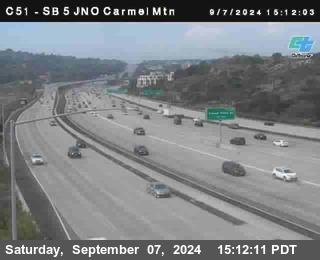 SB 5 at Carmel Mountain Rd.