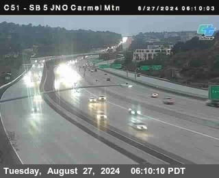 SB 5 at Carmel Mountain Rd.