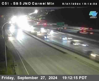 SB 5 at Carmel Mountain Rd.