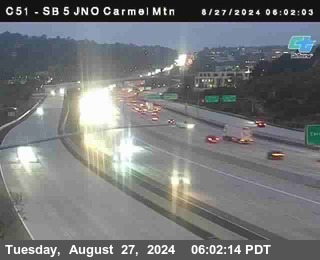 SB 5 at Carmel Mountain Rd.