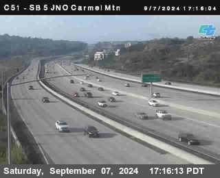 SB 5 at Carmel Mountain Rd.