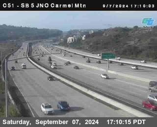 SB 5 at Carmel Mountain Rd.