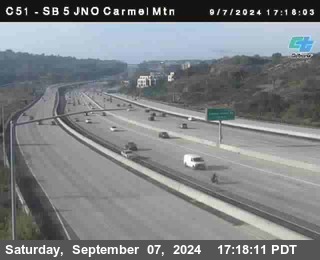 SB 5 at Carmel Mountain Rd.