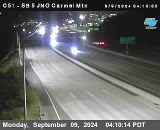 SB 5 at Carmel Mountain Rd.