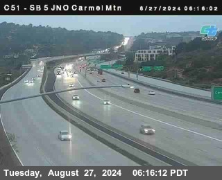 SB 5 at Carmel Mountain Rd.