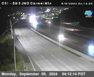 SB 5 at Carmel Mountain Rd.