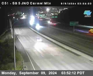 SB 5 at Carmel Mountain Rd.