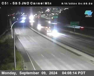 SB 5 at Carmel Mountain Rd.