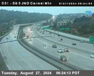 SB 5 at Carmel Mountain Rd.