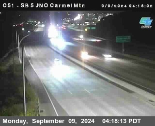 SB 5 at Carmel Mountain Rd.