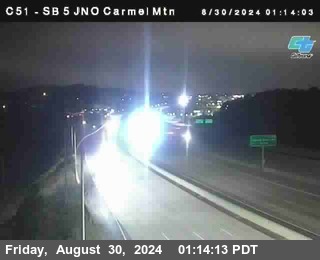 SB 5 at Carmel Mountain Rd.