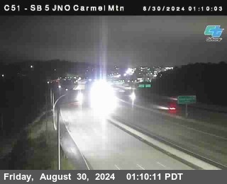 SB 5 at Carmel Mountain Rd.