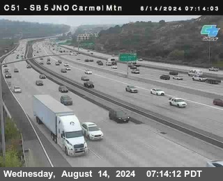 SB 5 at Carmel Mountain Rd.