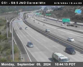 SB 5 at Carmel Mountain Rd.