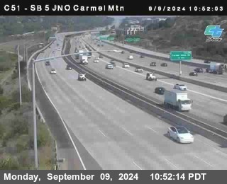 SB 5 at Carmel Mountain Rd.