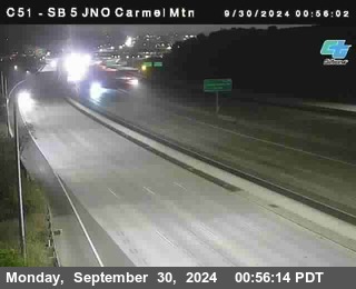 SB 5 at Carmel Mountain Rd.