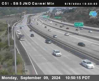 SB 5 at Carmel Mountain Rd.