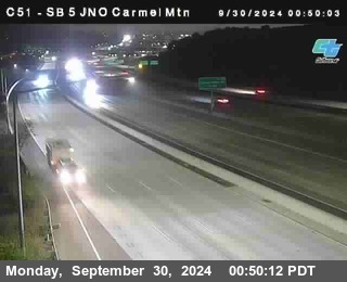 SB 5 at Carmel Mountain Rd.