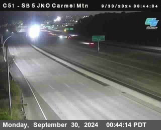 SB 5 at Carmel Mountain Rd.