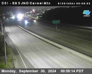 SB 5 at Carmel Mountain Rd.