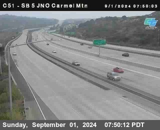 SB 5 at Carmel Mountain Rd.