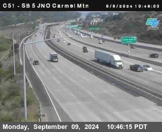 SB 5 at Carmel Mountain Rd.