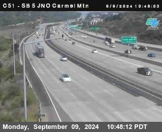 SB 5 at Carmel Mountain Rd.