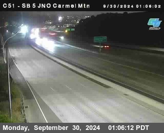 SB 5 at Carmel Mountain Rd.