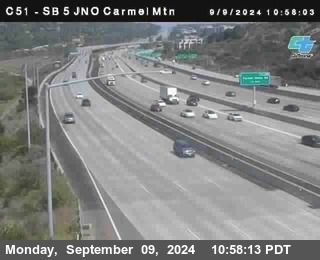 SB 5 at Carmel Mountain Rd.