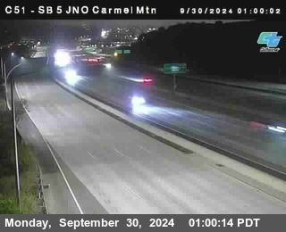 SB 5 at Carmel Mountain Rd.