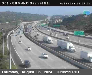 SB 5 at Carmel Mountain Rd.