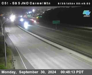 SB 5 at Carmel Mountain Rd.