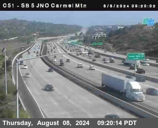 SB 5 at Carmel Mountain Rd.